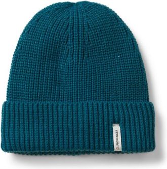 Passenger Compass Recycled Beanie M&uuml;tze - Unisex | blau