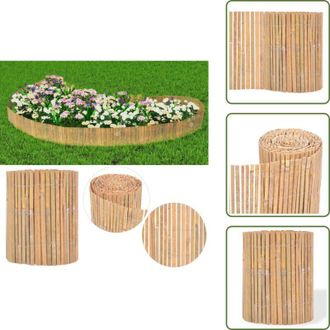 vidaXL The Living Store Recinzione in Bamb&ugrave; 1000x30 cm - Recinzione da giardino