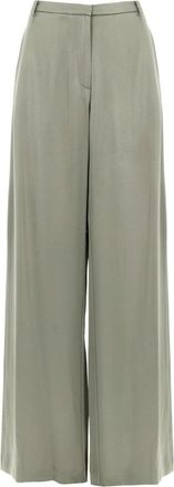 Alysi Neutrals High Waisted Satin Pants