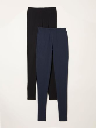 Fat Face FatFace Meribel Black & Navy 2 Pack Leggings
