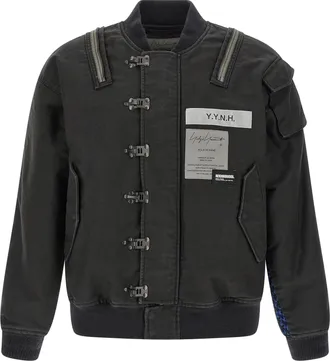 Yohji Yamamoto Black Cotton Mens Bomber