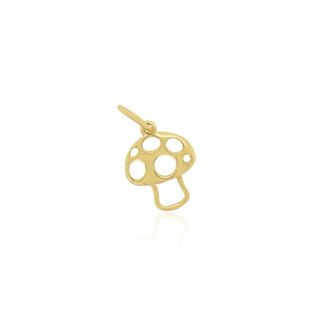 The Lovery Mini Gold Mushroom Charm