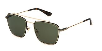 Police SPLN38 OCTANE 10 0300 Mens Sunglasses Gold Size 56