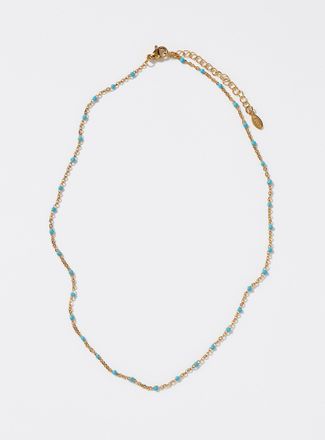 Simons Womens Coloured beaded chain