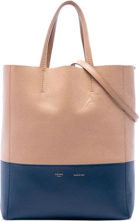 Celine Pre-owned Celine Small Bicolor Grained Calfskin Vertical Cabas Tote Ladies 09ROD1OYCA38RMJ4