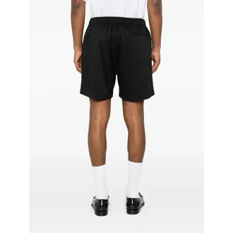 Cole Buxton Embroidered Logo Track Shorts - Black