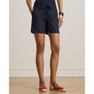 Ralph Lauren Wijde linnen short