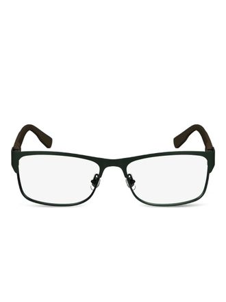 Lacoste rectangle metal glasses - Green