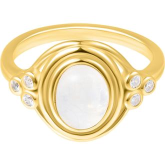 Adornia Moonstone Ring in White at Nordstrom Rack, Size 8