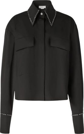 Genny Shirts Black - Dames - Overhemden - Zwart - S - Overhemden