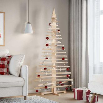 vidaXL &Aacute;rbol De Navidad De Madera De Adorno Madera Maciza Pino 180 Cm Vidaxl
