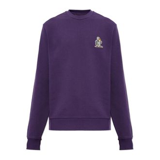 Moncler Heren, Sweatshirts & Hoodies, Paars, Maat: S Katoen