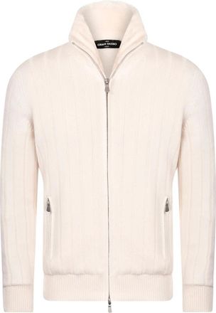 Gran Sasso Cardigan 23146/15567 - Heren - Vesten - Beige - 2XL - Truien & Vesten