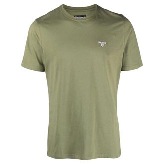 Barbour Logo-embroidered Cotton T-shirt