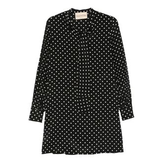 Valentino Garavani Short Flared Dress - female - Valentino Garavani - Short Dresses - Black - XS - Dresses