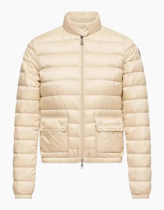 Moncler Womens WOMENS LANS JACKET - Cream - Size: 10