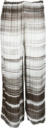 Virginia Bizzi Virginia Bizzi White/Brown Trousers
