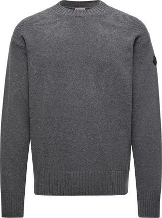 Moncler Moncler Wool & Cashmere Blend Sweater, Men, Grey, Size: Xxl