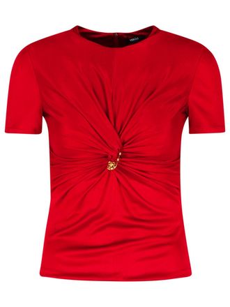 Versace medusa Red Viscose T-shirt