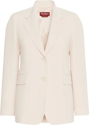 Max Mara Dames, Jassen, Beige, Maat: 2XS