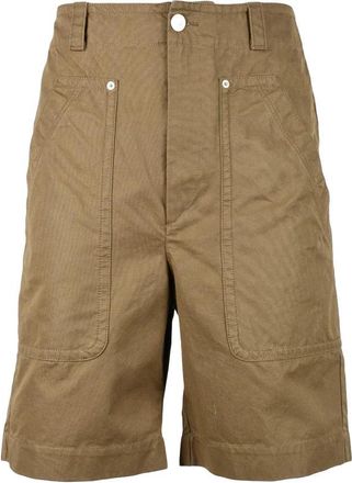 Isabel Marant Mens Bermuda Shorts - Beige
