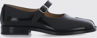 Maison Margiela Ballerine Tabi Mary Jane in pelle spazzolata con punto iconico