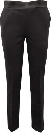 Twinset Zwarte Wo Broek 222Tp 2348 Model - Dames - Slim Fit Broeken - Zwart - S - Broeken