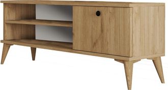 Hanah Home Porta Tv In Legno retro - 120 X 29 X 44 Cm - Beige