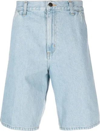 Carhartt Work in Progress Light Blue Relaxed Fit Denim Shorts