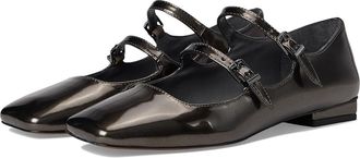 Franco Sarto Tesoro Mary Jane Womens Shoes Gunmetal Patent Faux Leather : 7.5 M