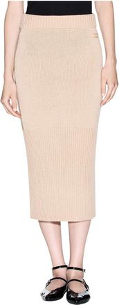 A|X Armani Exchange Midi Rokken - Dames - Kokerrokken - Bruin - S - Rokken