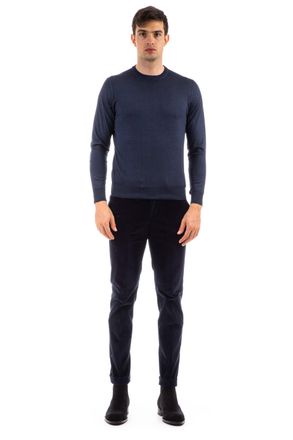 Drumohr Cashmere-Silk Crewneck Sweater