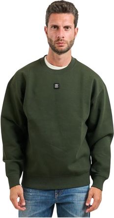 HUGO BOSS Hombre, Sudaderas, Verde, Talla: 2XL