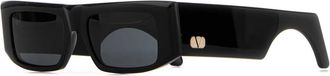 Valentino Garavani Black Acetate Sunglasses
