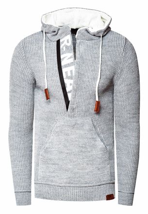 Rusty Neal 1/2 Zip Chunky Slim Fit Hoodie