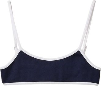 Miu Miu Top bikini in tessuto tecnico - Blu