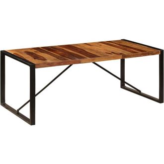 vidaXL Mesa De Comedor De Madera Maciza De Acacia 200x100x75 Cm Vidaxl