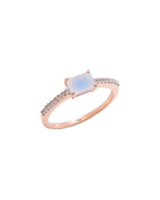 Tiramisu 10K 0.67 Ct. Tw. Gemstone Ring