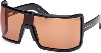 Tom Ford FT1118 01E Shiny Black/Brown Orange