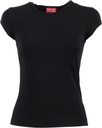 Diesel T-Angie-Od T-shirt - Dames - T-shirts - Zwart - S - Katoen - Tops