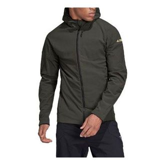 adidas Mens adidas Outdoor Casual Sports Jacket Dark Brown GV4794
