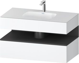 Duravit Qatego Lavabo Encastrado Con Base De Lavabo Consola, - Duravit