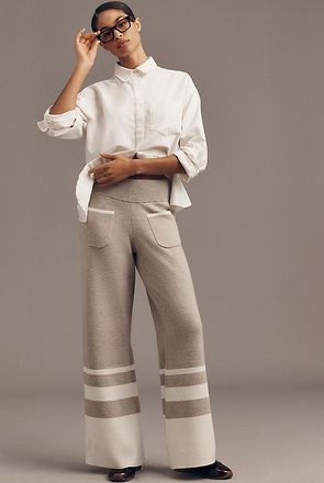 Maeve Full-Length Sweater Flare Pants