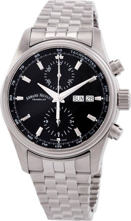 Armand Nicolet MH2 Chronograph Automatic Black Dial Mens Watch A647A-NR-BMA22640A