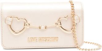 Love Moschino Clutch mini con cuori - Oro