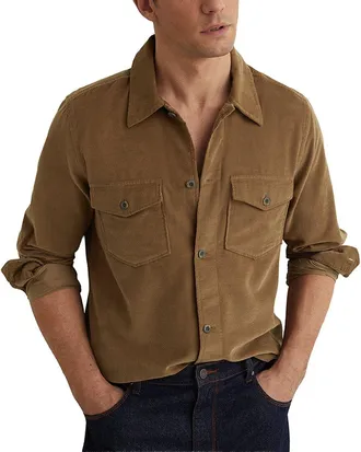 Reiss Kai Cord Overshirt Casual Shirt
