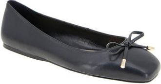 BCBGeneration Hartly Cap Toe Ballet Flat in Black at Nordstrom, Size 7.5
