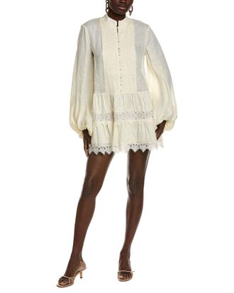 Bardot Antonia Linen Mini Dress