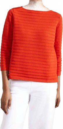 Hobb's Nellie Sweater In Hibiscus Red