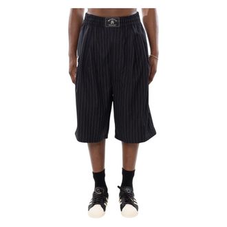 adidas Chavarria Pinstripe Long Short - Sport - Hombre - Negro - XL